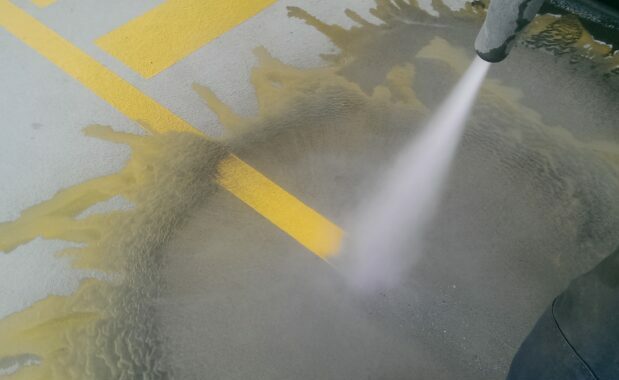 removing line marking paint