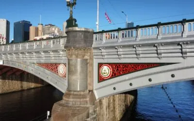 Princess Bridge Sandblasting & Repainting Project